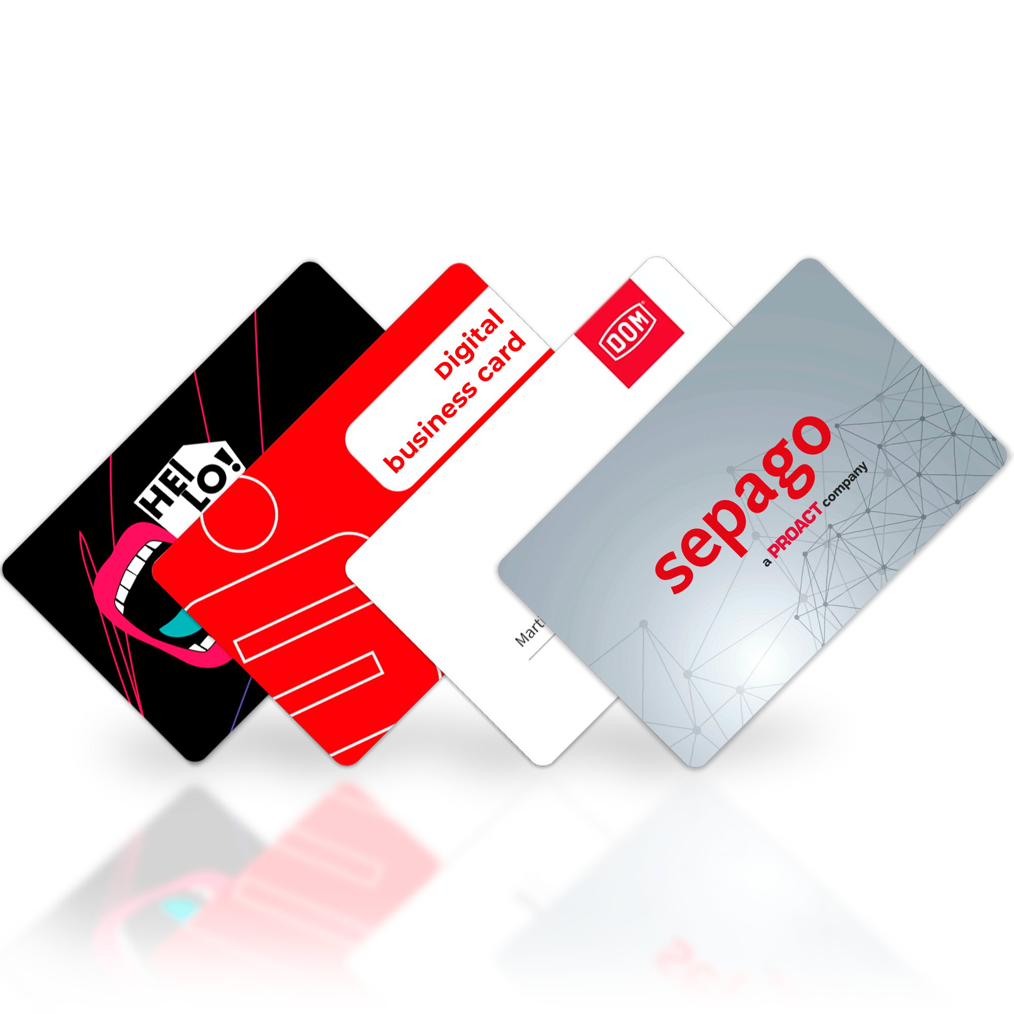 Custom smartcard  (evaluation card) - Digital business card